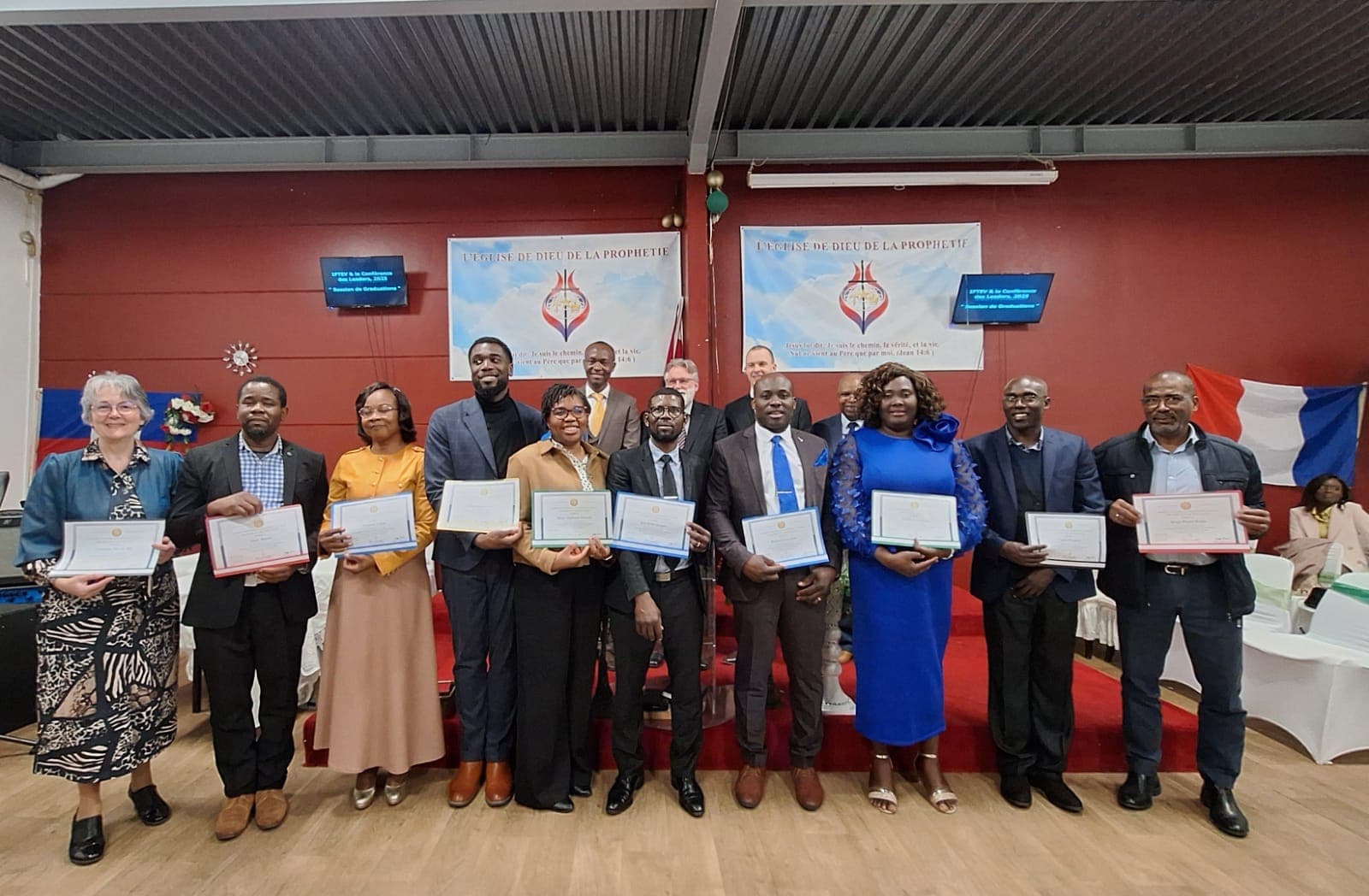 Remise des diplômes de l'institut IFTEV